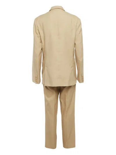 Pre-owned Miu Miu Single-breasted Suit In Neutral