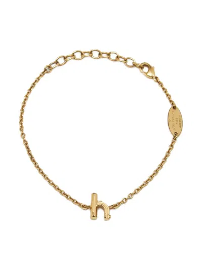 Pre-owned Louis Vuitton H-motif Bracelet In Gold