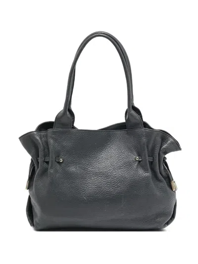 Pre-owned Furla 1135061 Grey In Black