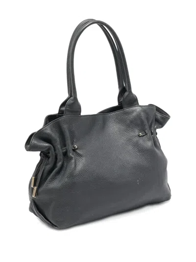 Pre-owned Furla 1135061 Grey In Black