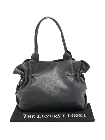 Pre-owned Furla 1135061 Grey In Black