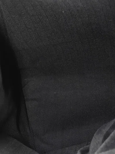 Pre-owned Loewe Anton Striped Canvas Small Backpack In Brown