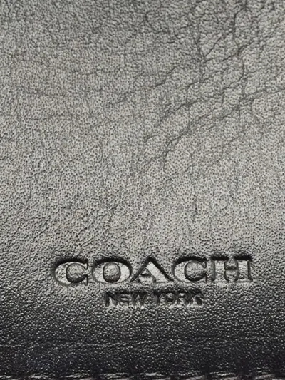 Pre-owned Coach Vintage 2020 Bi-fold Wallet In Black