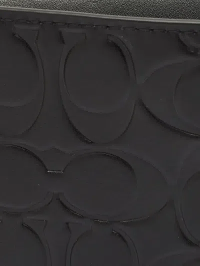 Pre-owned Coach Vintage 2020 Bi-fold Wallet In Black