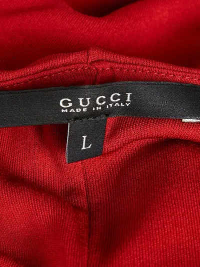 Pre-owned Gucci Horsebit Halterneck Top In Red