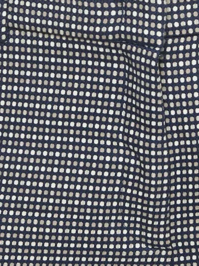 Pre-owned Weekend Max Mara Spot-print Trousers In Blue