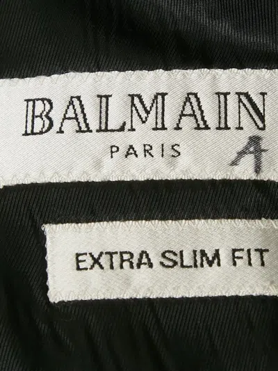 Pre-owned Balmain Wool-blend Blazer In Black