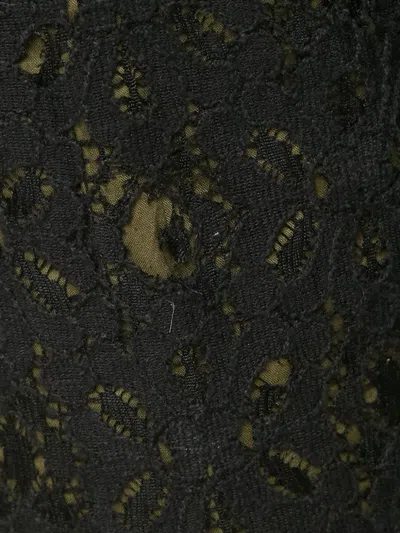 Pre-owned Maje Lace Sleeveless Jumpsuit In Black