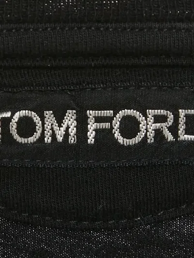 Pre-owned Tom Ford Chest-pocket Cotton T-shirt In Black