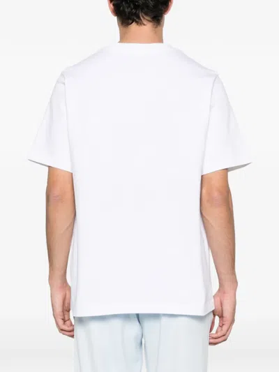 Casablanca Graphic Cotton T-shirt In White