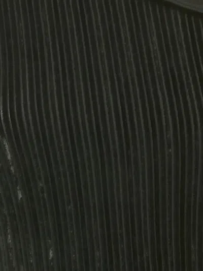 Pre-owned Balmain Pleated Textured Top In Black