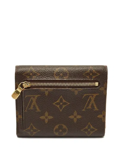 Pre-owned Louis Vuitton 2000s Monogram Canvas Wallet In Brown