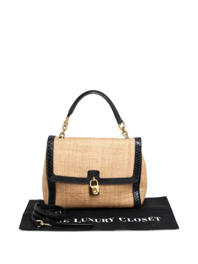 Pre-owned Dolce & Gabbana 418858 Beige In Neutral