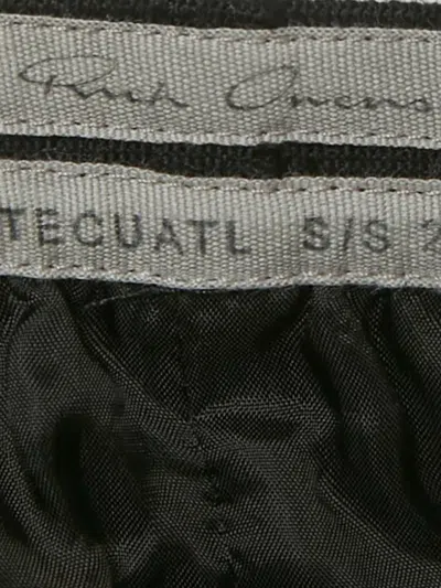 Pre-owned Rick Owens 2020s Cotton Midi Skirt In Black