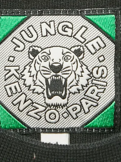 Pre-owned Kenzo Tiger-embroidered Sweatshirt In Black