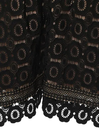 Pre-owned Self-portrait Peter Pan Collar Mini Dress In White