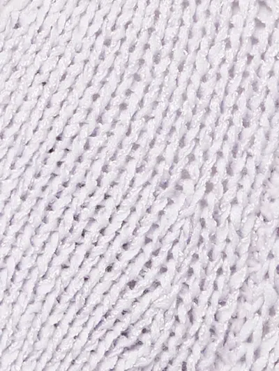 Pre-owned Christopher Esber Crochet Openwork Top In Purple