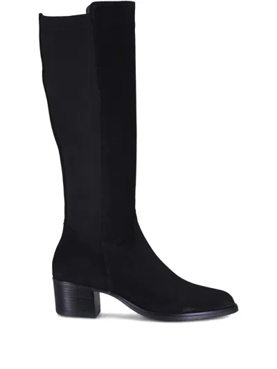 Ron White Pointed Wren Boots In Black