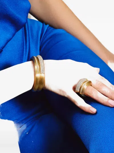 Nanis 18k Yellow Gold Diamond Libera Icon Ring In Gold