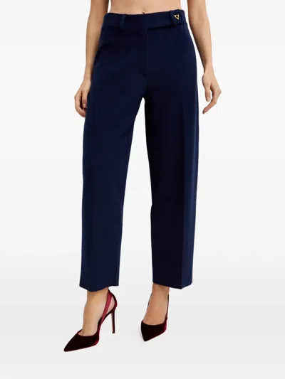 Aeron High-rise Tailored Trousers In Blue