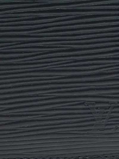 Pre-owned Louis Vuitton Epi Leather Cardholder In Blue