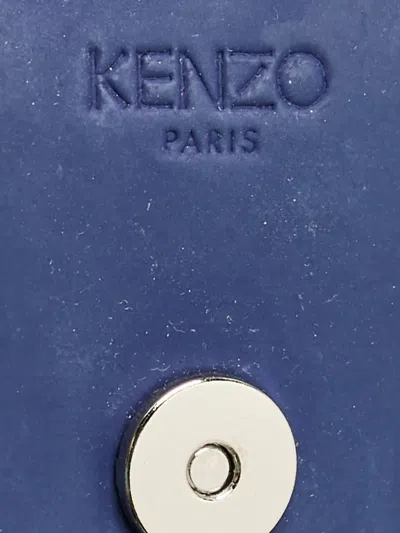 Pre-owned Kenzo Kalifornia Chain Strap Bag In Blue