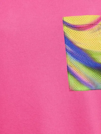 Pre-owned Emporio Armani Crew-neck Cotton T-shirt In Pink