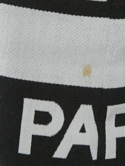 Pre-owned Balmain Logo-striped Tweed Jacket In White