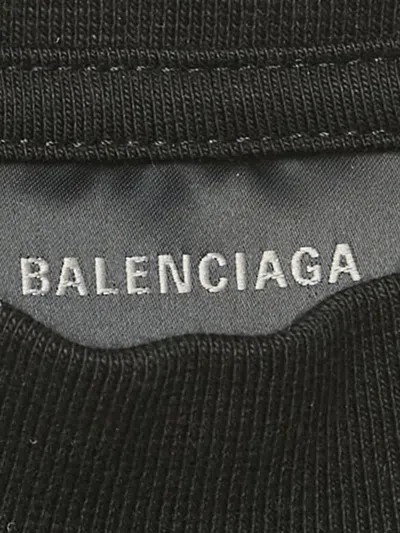 Pre-owned Balenciaga Logo-print T-shirt In Black
