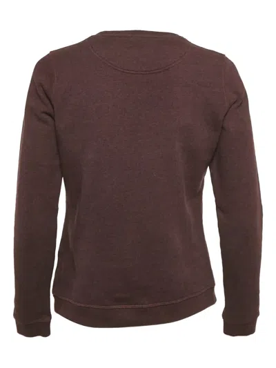 Pre-owned Kenzo Logo-embroidered Sweatshirt In Red