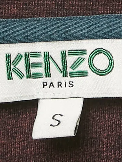 Pre-owned Kenzo Logo-embroidered Sweatshirt In Red