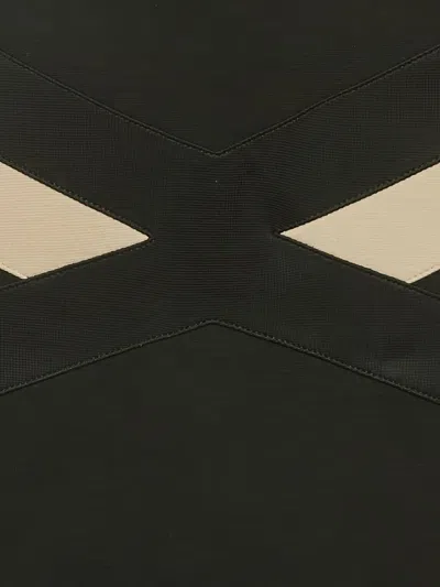 Pre-owned Cavalli Class Panelled Pencil Skirt In Black