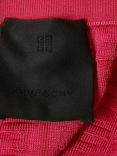 Pre-owned Givenchy Monogram Jacquard Leggings In Pink