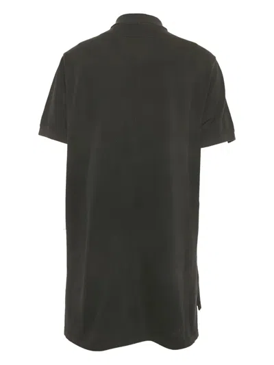 Pre-owned Givenchy Skull-print Polo Shirt In Black