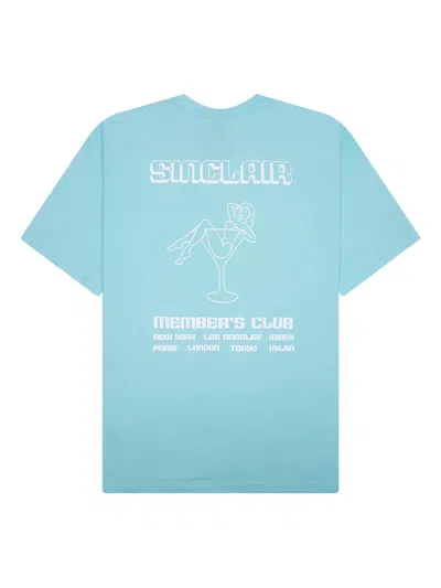 Sinclair Logo-print T-shirt In Blue