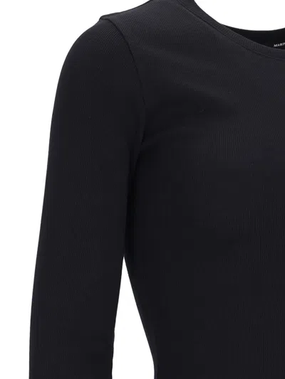 Marine Serre Logo Mini Dress In Black