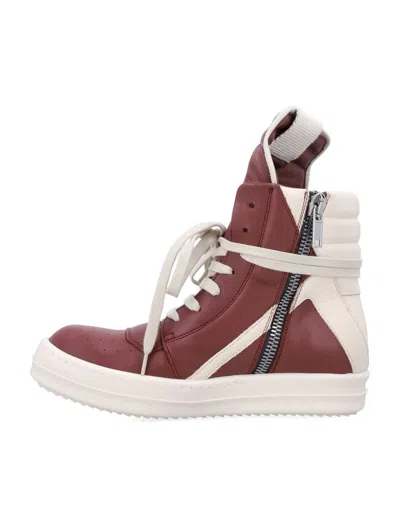 Rick Owens Geobasket Woman's Sneakers In Multi