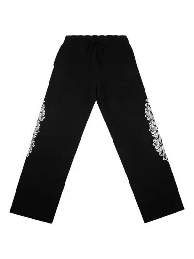Chrome Hearts Floral Cross Logo Track Pants In Multi