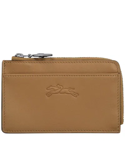 Longchamp Xtra Card Holder Accessories In Brown