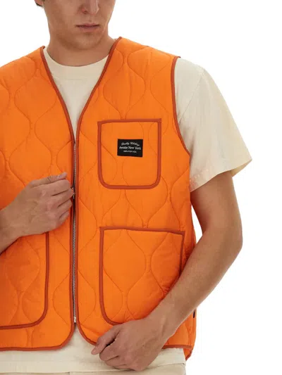 Awake Ny Vests With Logo In Orange