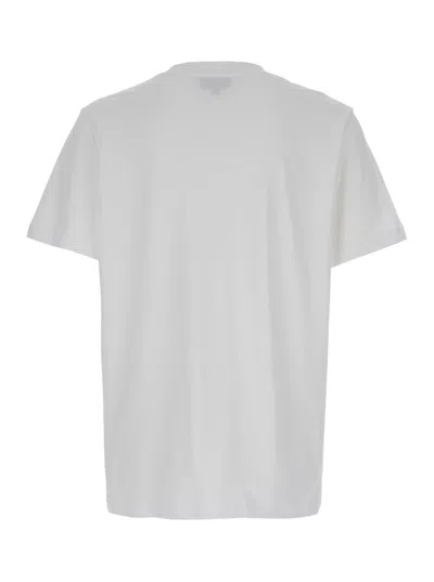 Apc White Oversized T-shirt With A.p.c. Print In Cotton Woman In White