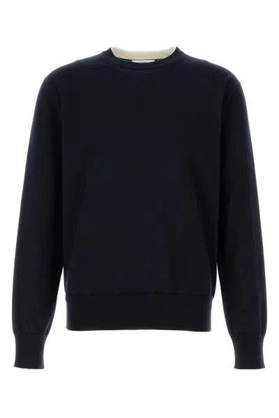Jil Sander Midnight Blue Cotton Sweater In Blue