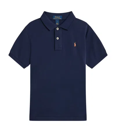 Ralph Lauren Cotton Polo Pony Polo Shirt In Blue