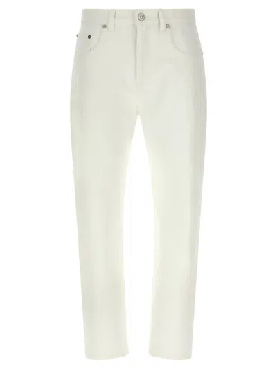 Victoria Beckham High Waist Jeans White In White