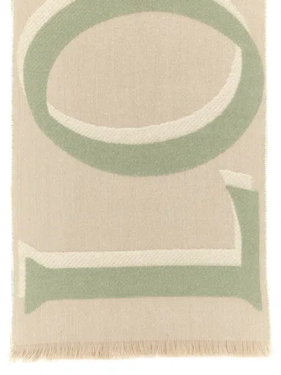 Loewe Double-sided Scarf Scarves And Foulards Multicolor In Neutral