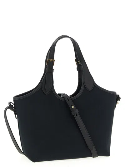 Versace La Medusa Mini Shopping Bag In Black