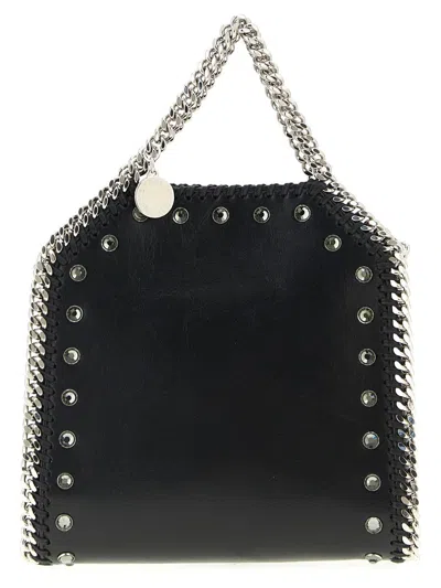 Stella Mccartney Tiny Falabella Handbag In Black