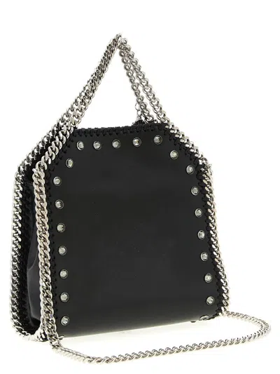 Stella Mccartney Tiny Falabella Handbag In Black