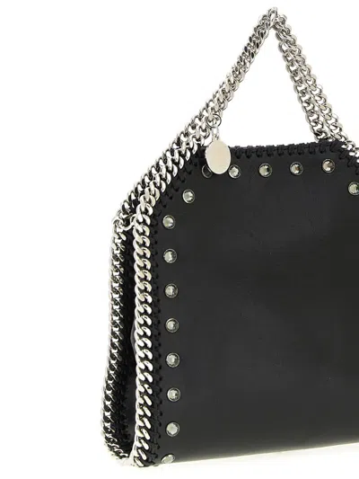 Stella Mccartney Tiny Falabella Handbag In Black