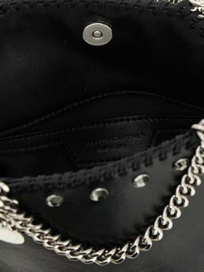 Stella Mccartney Tiny Falabella Handbag In Black